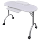 Mesa manicure dobrável com rodas, branca - Thumbnail 1