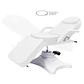 vidaXL Mesa de massagens 180x62x(86,5-118) cm branco - Thumbnail 1