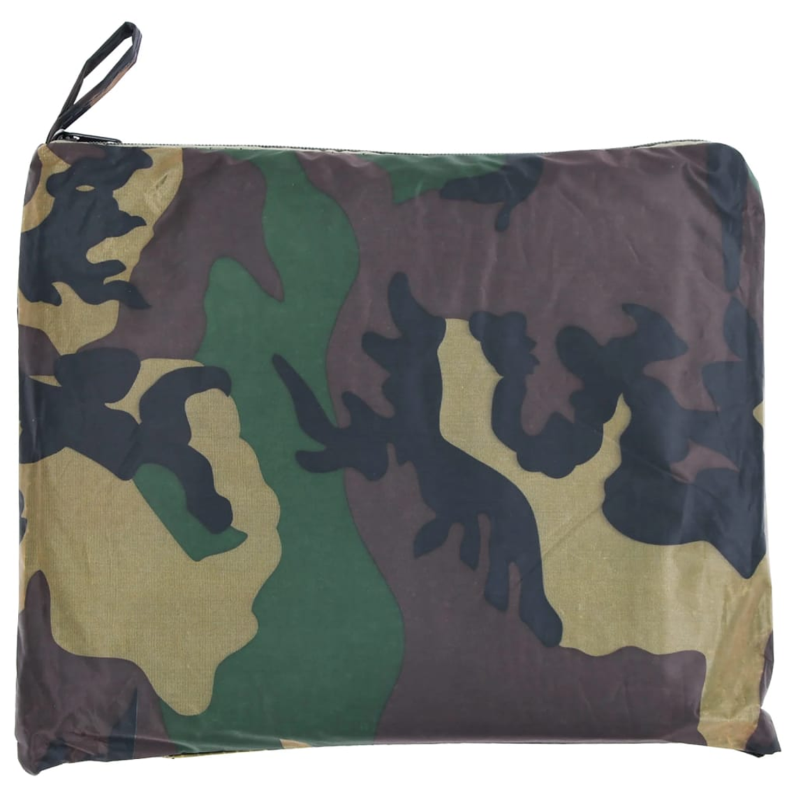 vidaXL Poncho para a chuva impermeável campismo/caminhadas camuflagem 1