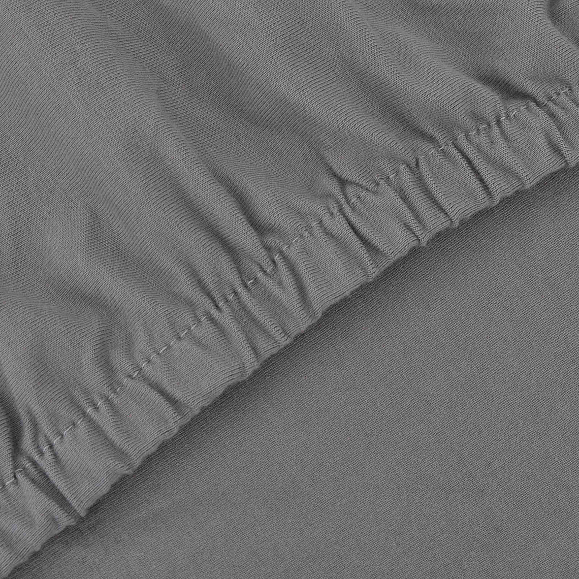 vidaXL Capa Cinzeto Sofá 3 lugares tecido 2