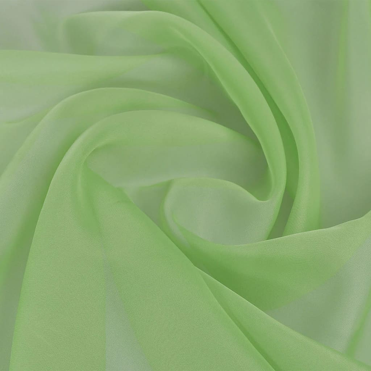 Tecido voile 1,45 x 20 m verde 2