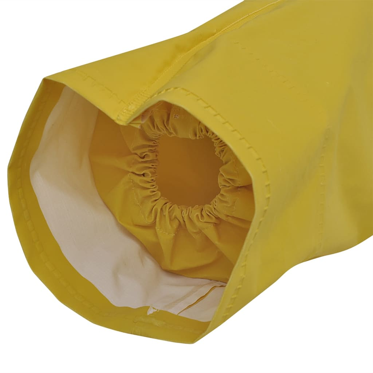 vidaXL Capa de chuva comprida resistente e impermeável + capuz XXL 2