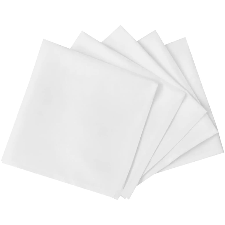 Guardanapos de jantar 25 pcs 50 x 50 cm branco 1