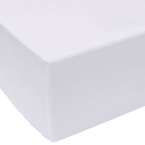 vidaXL Lençol Branco 200 x 160 cm Algodão