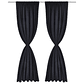 Cortinas pretas blackout 2 peças 135 x 245 cm - Thumbnail 2