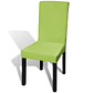 vidaXL Capa extensível para cadeiras 4 pcs verde - thumbnail 1