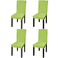 vidaXL Capa extensível para cadeiras 4 pcs verde - thumbnail 2