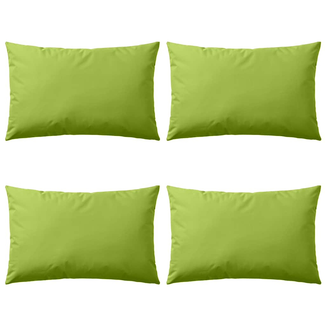 vidaXL Almofadas para exterior 4 pcs 60x40 cm verde maçã 2