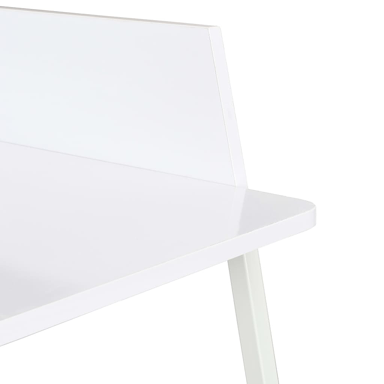 Secretária Branca 90x60x88 cm vidaXL | Mesa de Escritório Moderna com Design Simples e Funcional 5