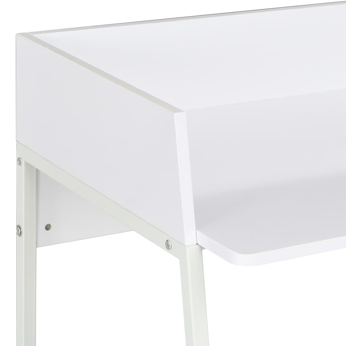 Secretária Branca 90x60x88 cm vidaXL | Mesa de Escritório Moderna com Design Simples e Funcional 4