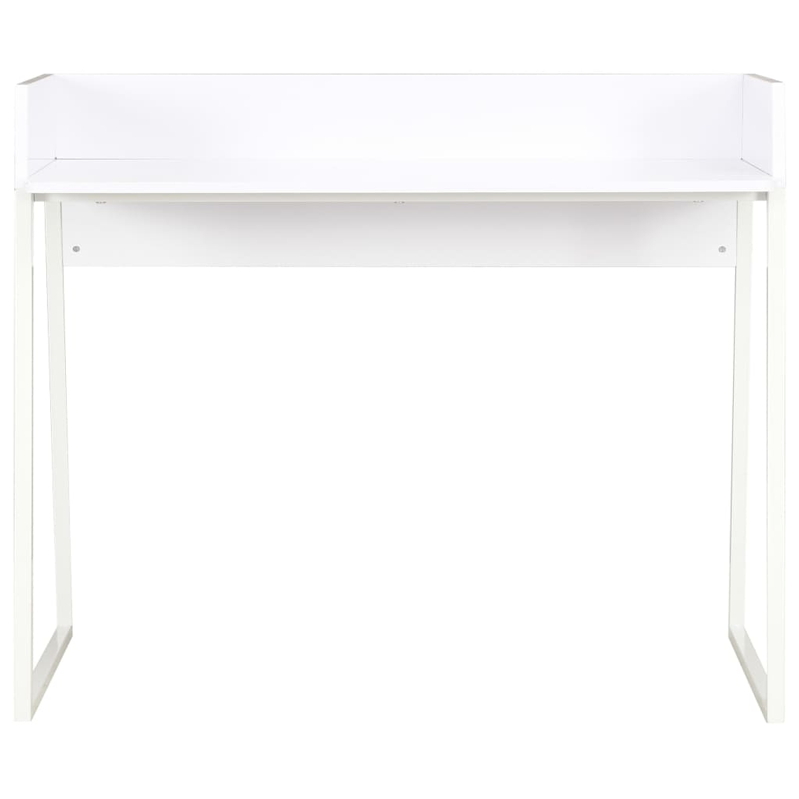 Secretária Branca 90x60x88 cm vidaXL | Mesa de Escritório Moderna com Design Simples e Funcional 2