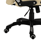 Ergonomic Office Chair in Cream Faux Leather | Adjustable, Swivel | vidaXL - thumbnail 7