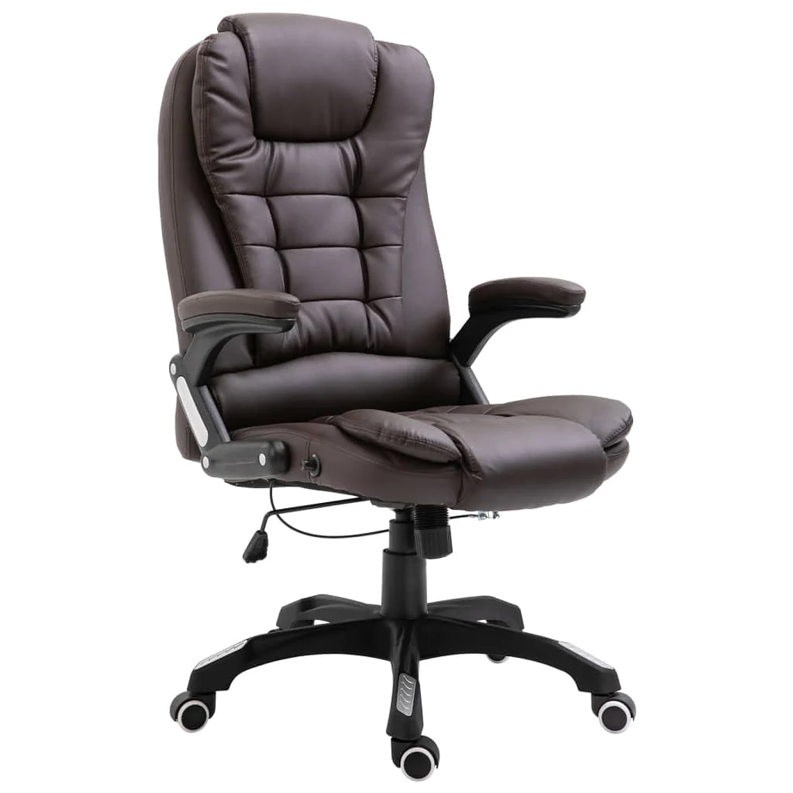 Ergonomic Office Chair in Cream Faux Leather | Adjustable, Swivel | vidaXL 11