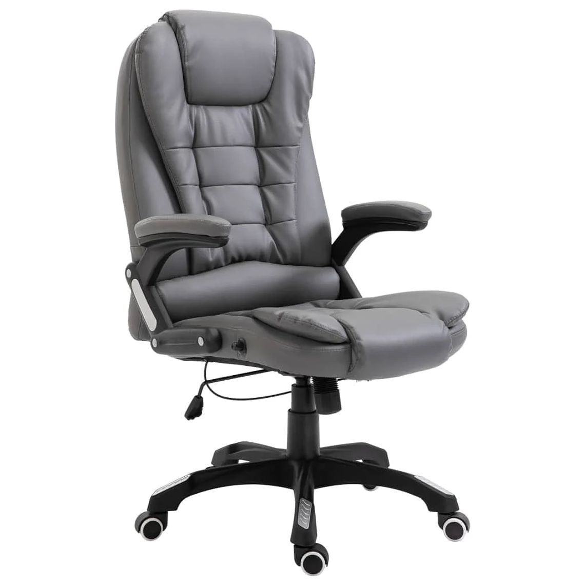 Ergonomic Office Chair in Cream Faux Leather | Adjustable, Swivel | vidaXL 12