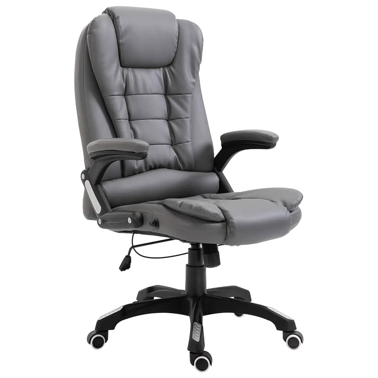 Ergonomic Office Chair in Cream Faux Leather | Adjustable, Swivel | vidaXL 12