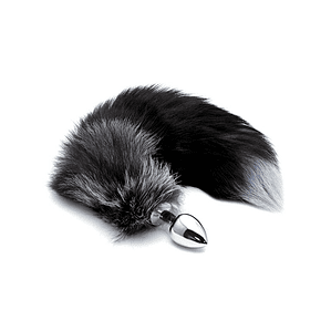 ALIVE Anal Plug with Fox Tail M | Soft Metal