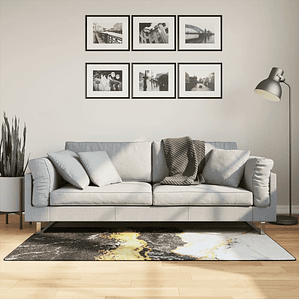 vidaXL Tapete lavável antiderrapante 80x150 cm multicor