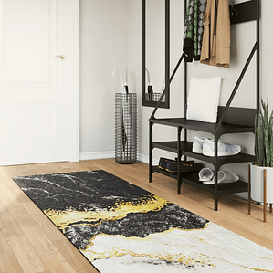 vidaXL Tapete lavável antiderrapante 80x300 cm multicor