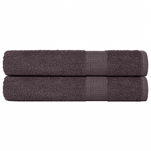vidaXL Toalhas de sauna FROGN 2 pcs 80x200 cm 360 g/m² antracite