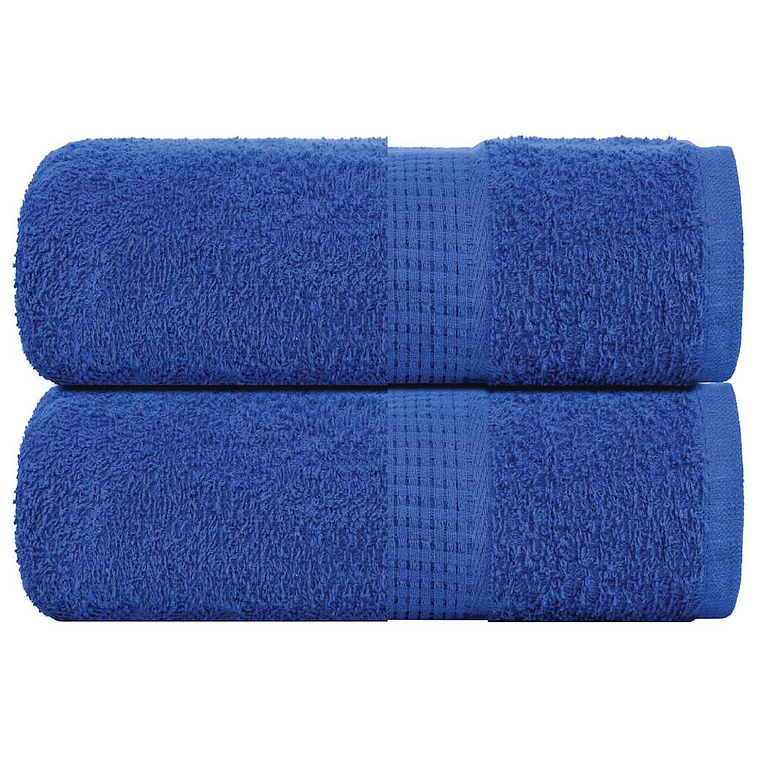 vidaXL Toalhas de rosto FROGN 2 peças Azul 30x30 cm 360 g/m² 1