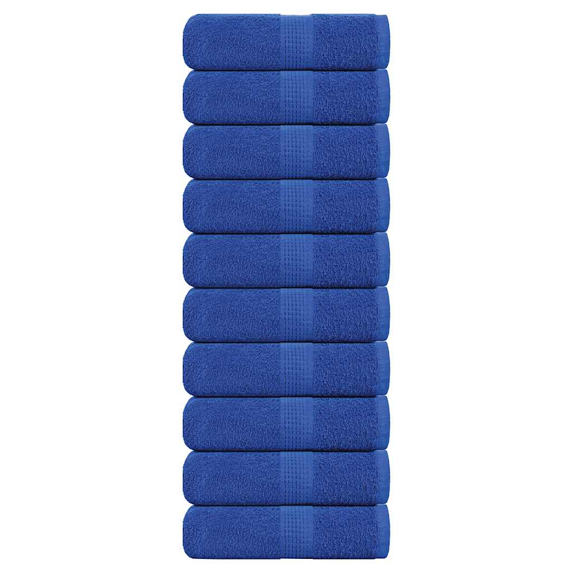 vidaXL Toalhas de bidé FROGN 10 pcs 30x50 cm 360 g/m² azul 1