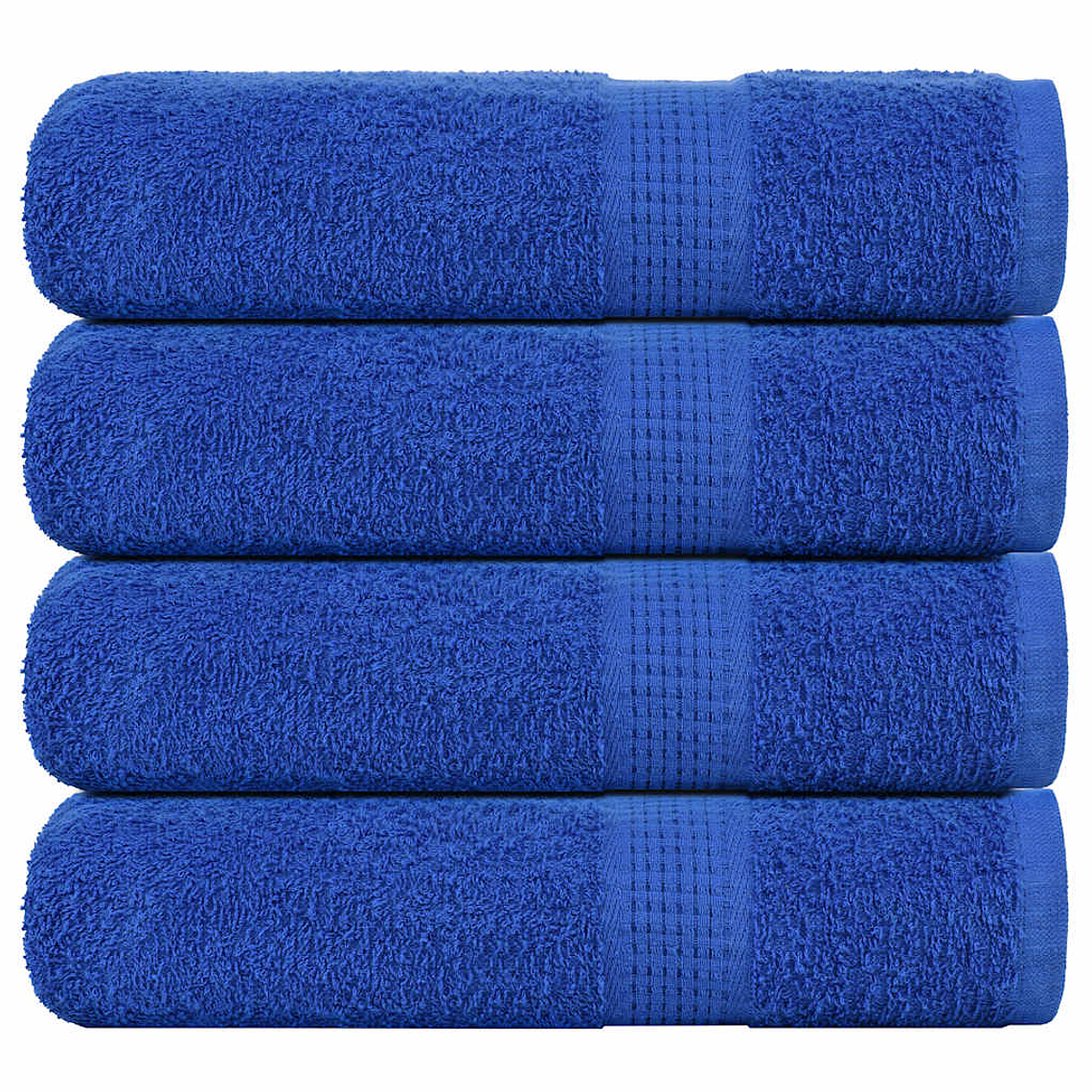 vidaXL Toalhas de banho FROGN 4 pcs 100x150 cm 360 g/m² azul 1