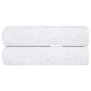 vidaXL Toalhas de banho FROGN 2pcs 70x140 cm 360 g/m² branco