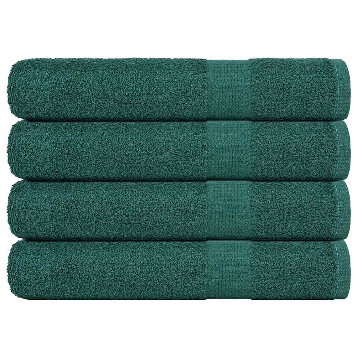 vidaXL Toalhas de sauna FROGN 4 pcs 80x200 cm 360 g/m² verde 1