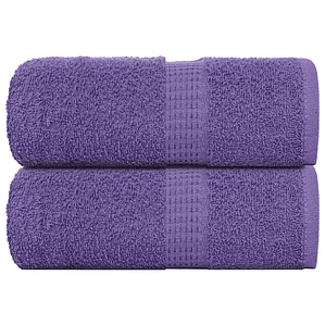 vidaXL Toalhas de bidé FROGN 2 pcs 30x50 cm 360 g/m² roxo