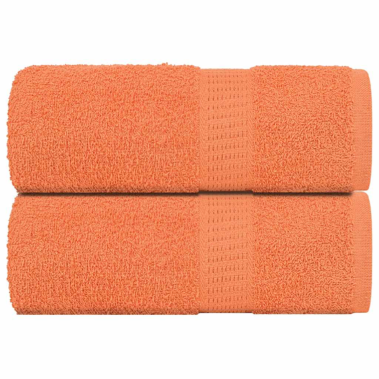 vidaXL Toalhas de bidé FROGN 2 pcs 30x50 cm 360 g/m² rosa 1