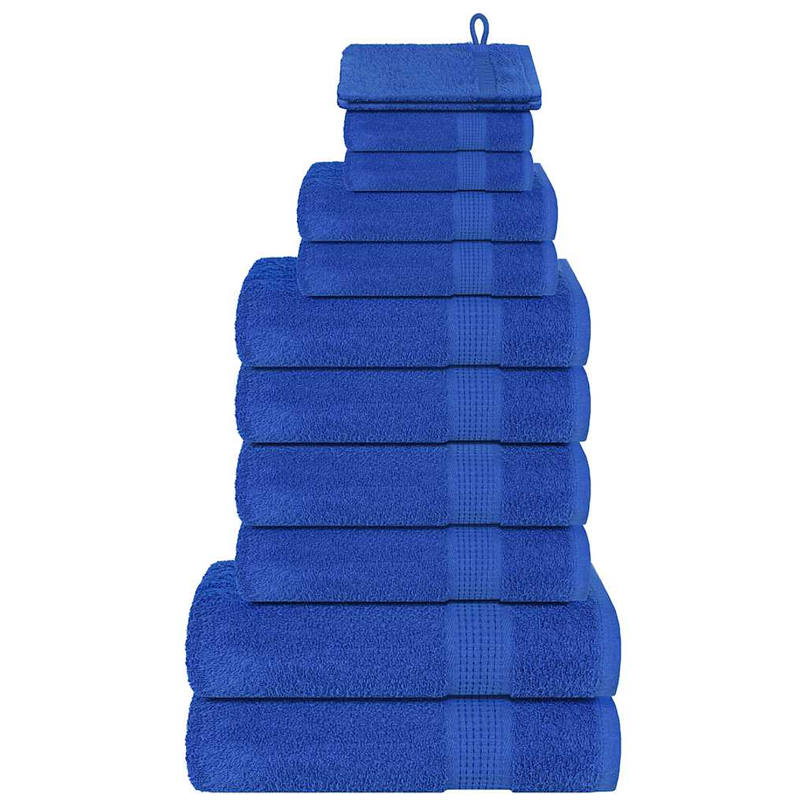 vidaXL 12pcs Conjunto de toalhas FROGN 360 g/m² azul 1