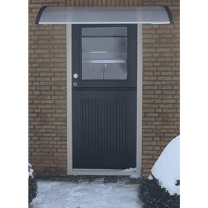 vidaXL Toldo Prateado Plástico