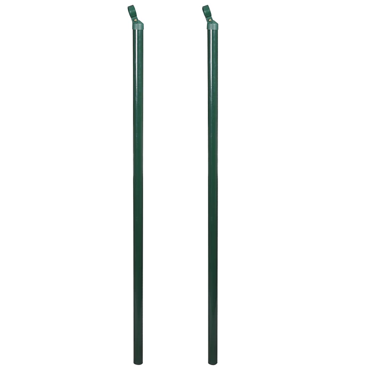 vidaXL Postes de suporte para cercas 2 pcs 175 cm 1