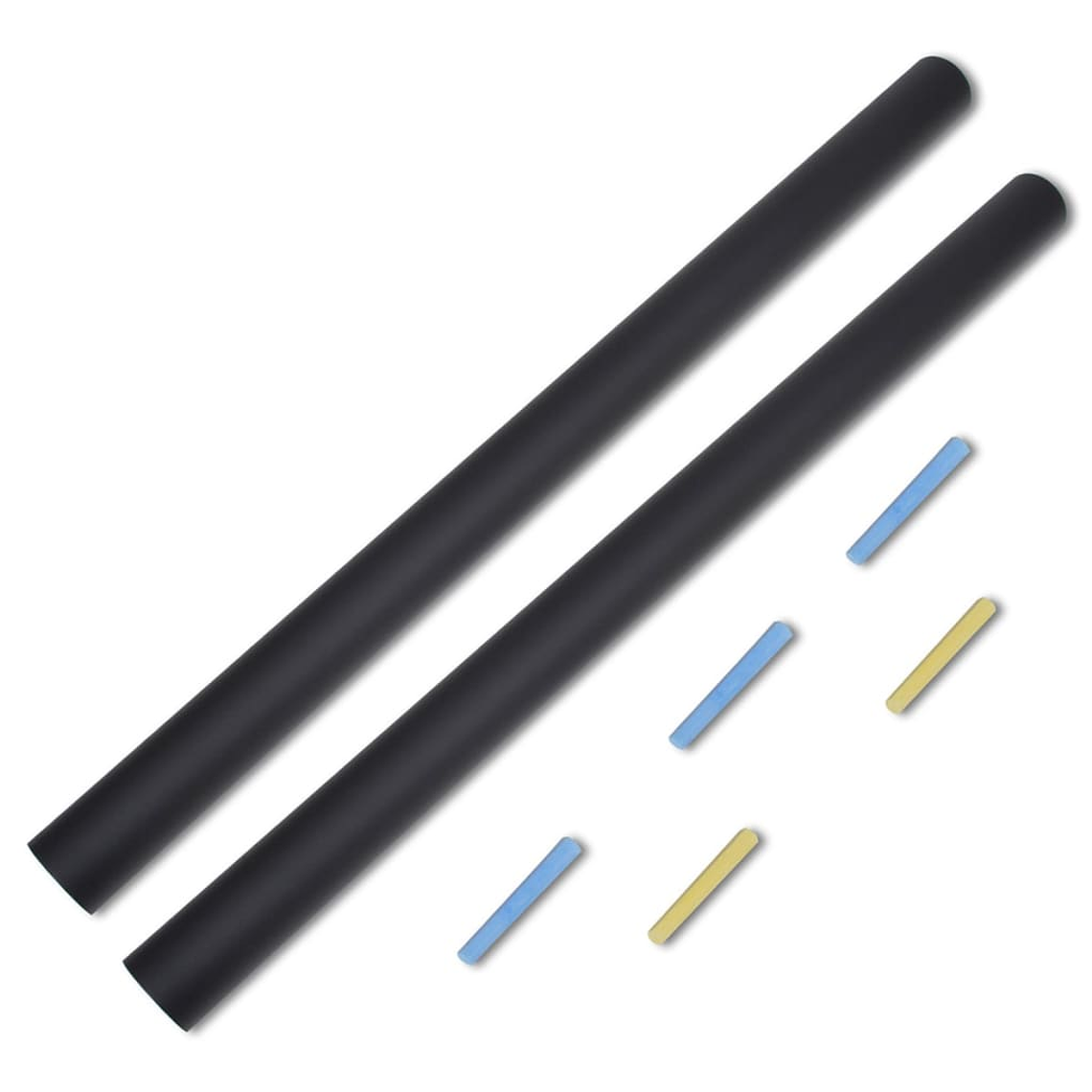 140897 Adesivo de parede tipo quadro negro 0,6 x 2 m 2 rolos c/ gizes 1