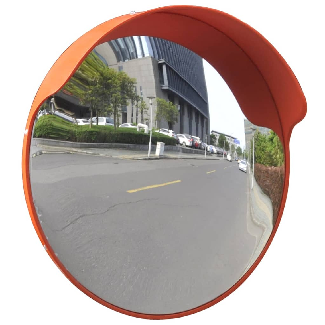 Convex Espelho de trânsito para exterior 45 cm policarbonato laranja 1