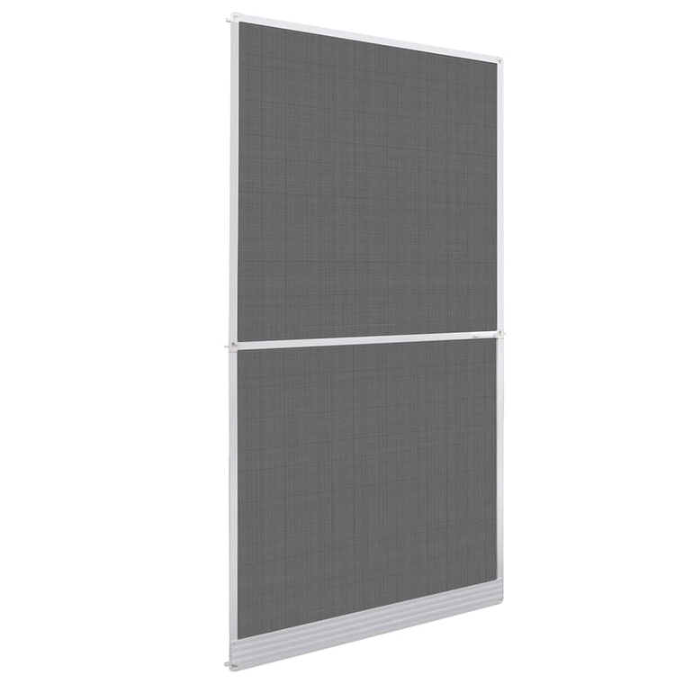 vidaXL Tela anti-insetos articulada para portas 120 x 240 cm branco 1