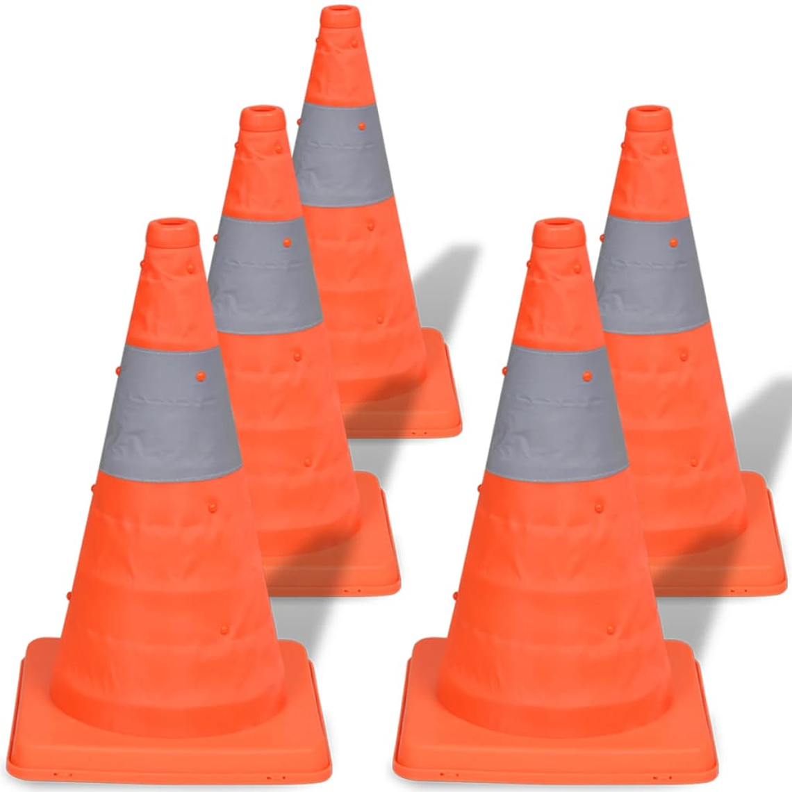 5 pop-up cones de sinalização 42 cm 1