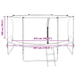 Rede de Segurança para Trampolim Redondo 4,57 m | Proteção Essencial para Crianças - Thumbnail 10