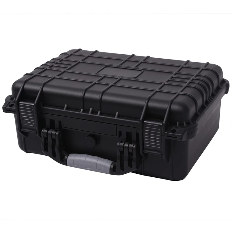 vidaXL Caixa de equipamento protetora 40,6x33x17,4 cm preto 1