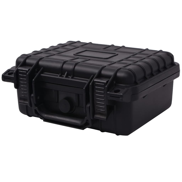 vidaXL Caixa protetora de equipamento 27x24,6x12,4 cm preto 1