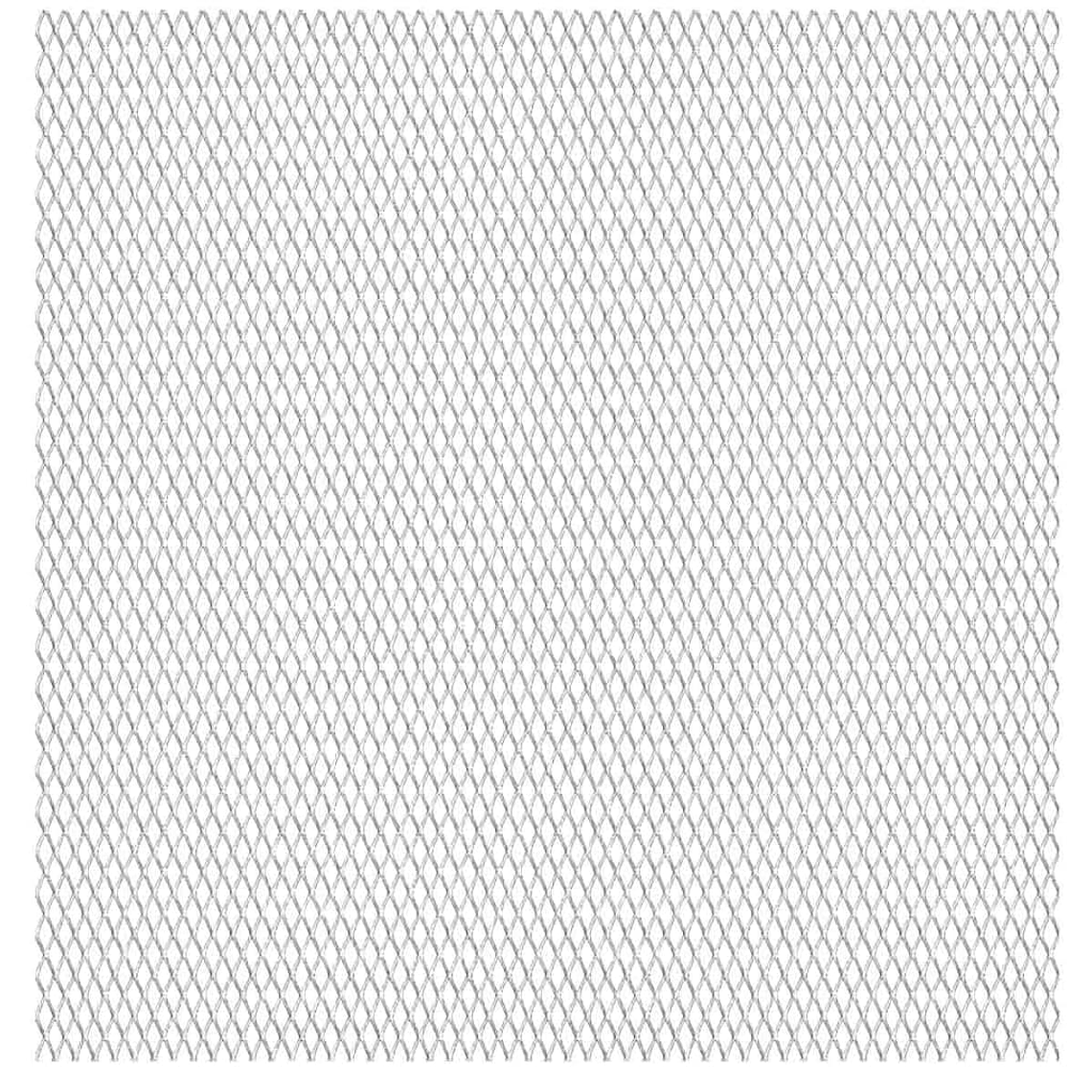 vidaXL Cerca de arame p/ jardim aço inoxidável 100x85 cm 45x20x4 mm 1