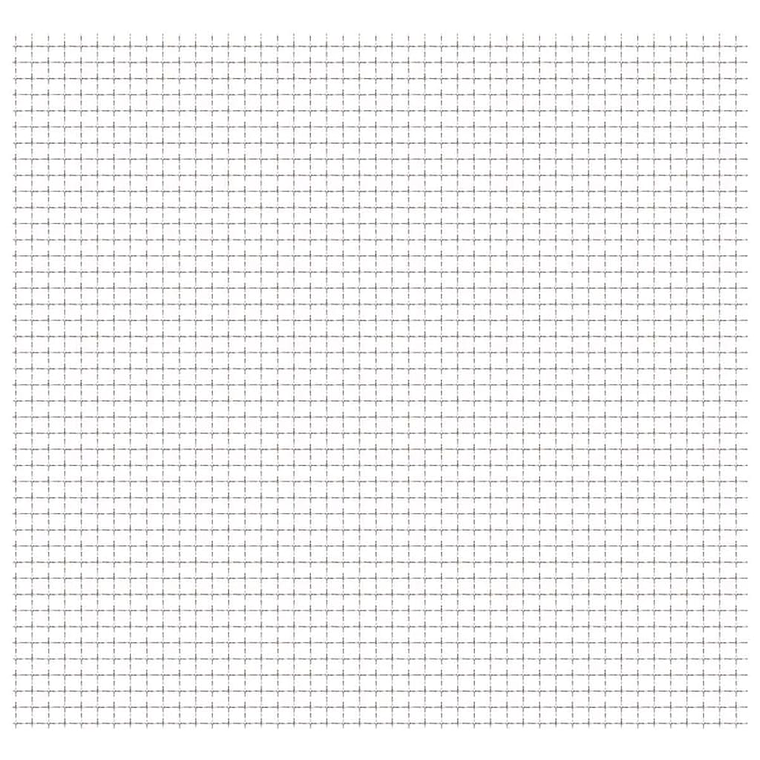 vidaXL Cerca de arame frisado aço inoxidável 50x50 cm 31x31x3 mm 1