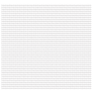 vidaXL Cerca de arame frisado aço inoxidável 100x85 cm 31x31x3 mm