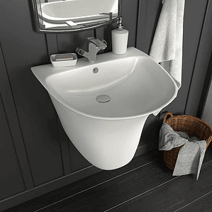 vidaXL Lavabo Branco 47 x 45 x 37 cm Cerâmica Vidrada