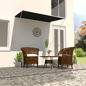 vidaXL Toldo retrátil 200x150 cm antracite