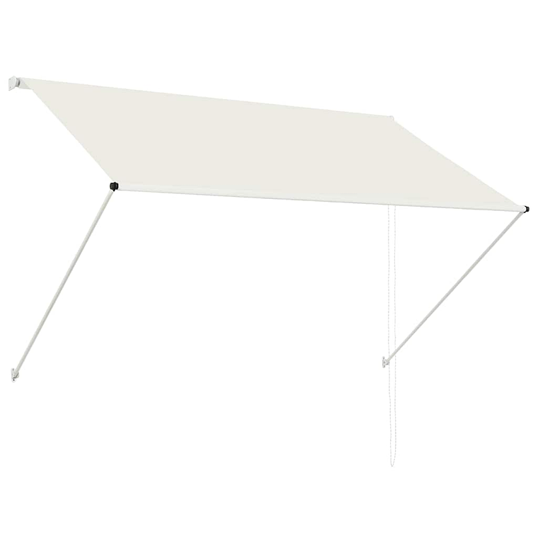 vidaXL Toldo retrátil 200x150 cm creme 1