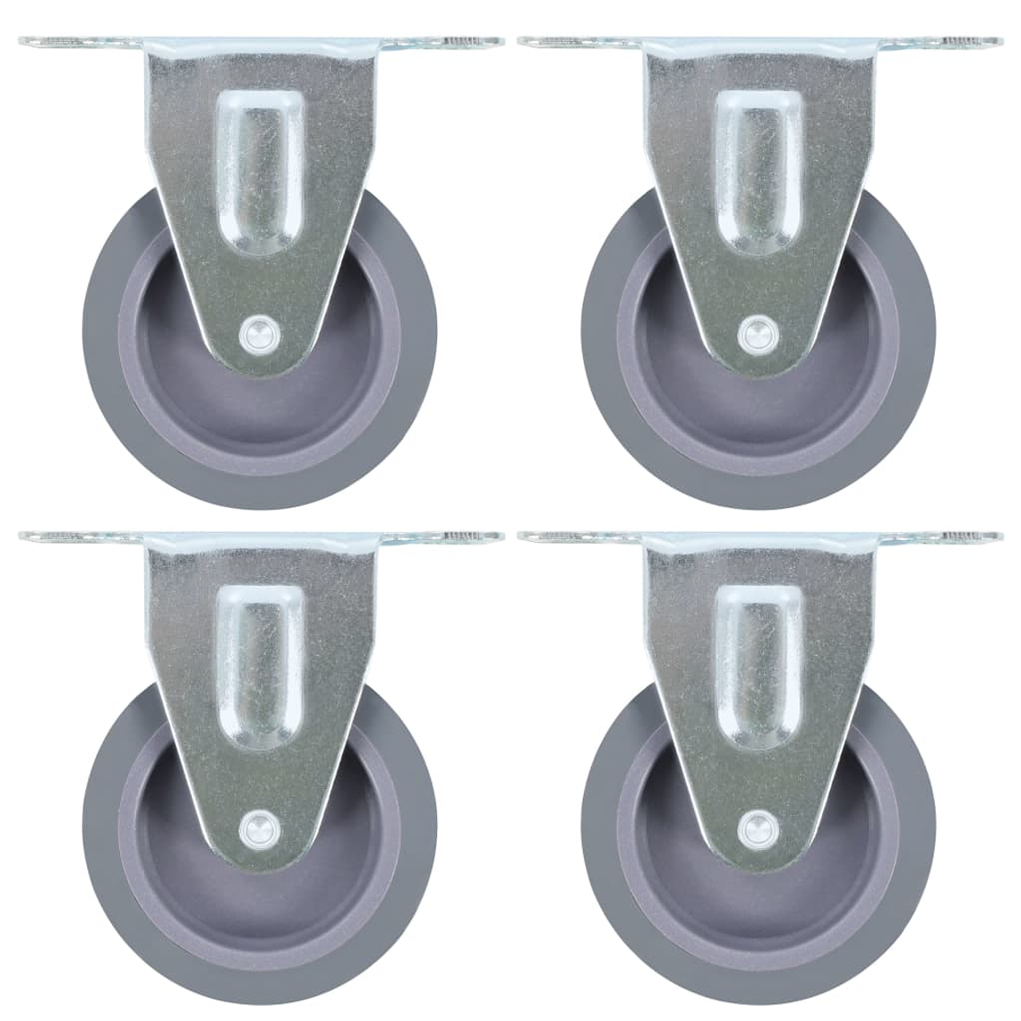 vidaXL Rodas fixas 4 pcs 75 mm 1