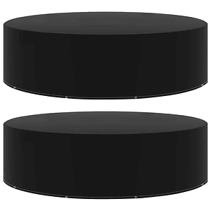 vidaXL Capas para mobiliário de jardim 2 pcs com 10 ilhós 205x90 cm