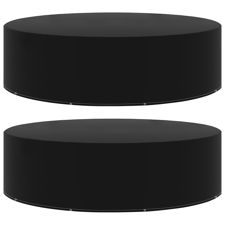 vidaXL Capas para mobiliário de jardim 2 pcs com 10 ilhós 205x90 cm 1