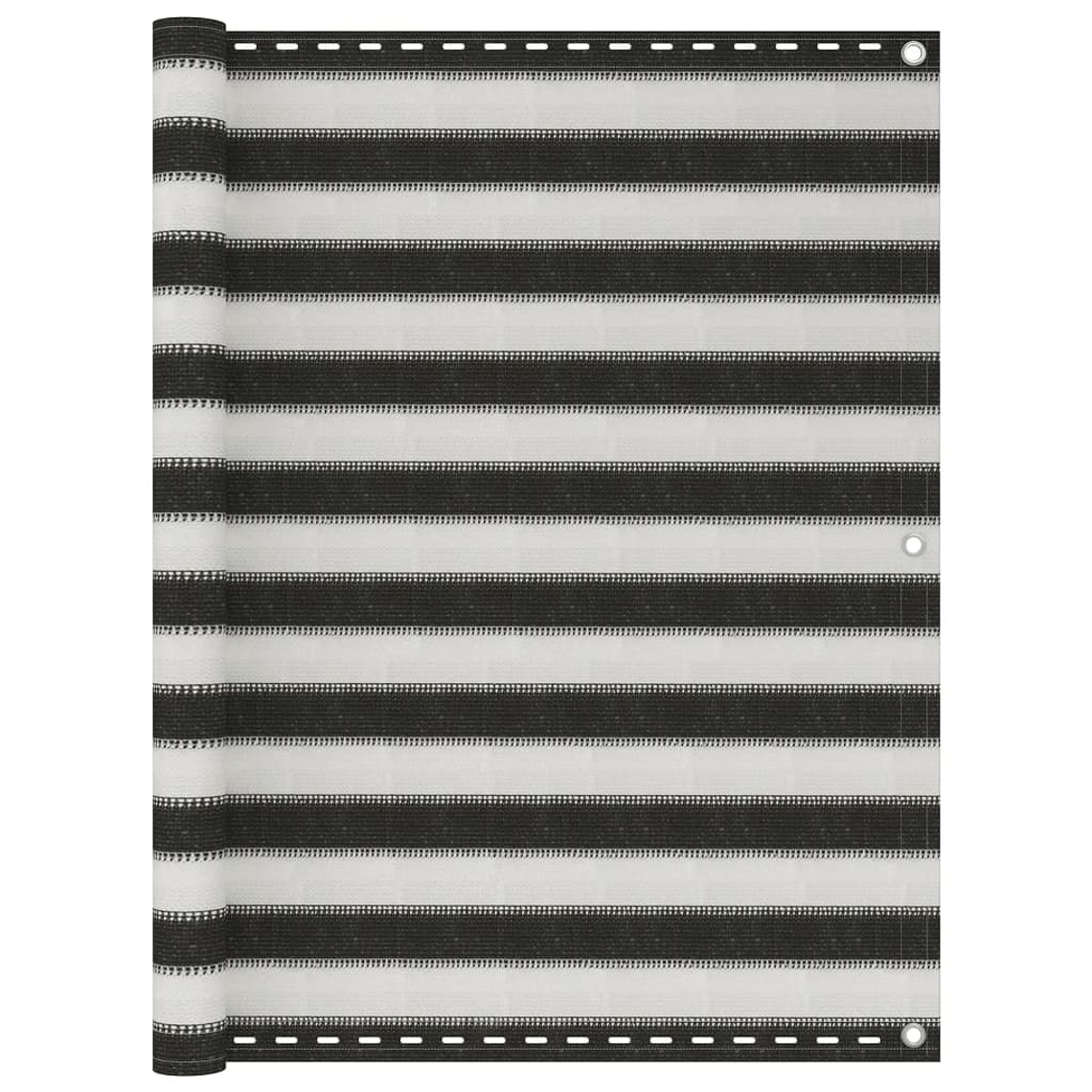 vidaXL Tela varanda PEAD 120x400 cm antracite e branco 1